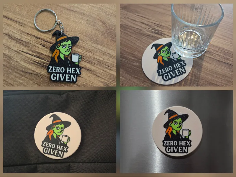 Halloween Accessory Pack #1 Magnet-Badge-Keychain
