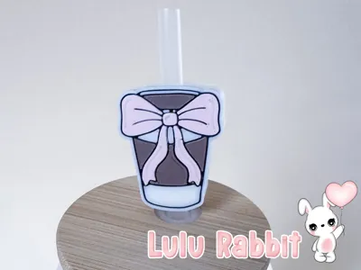 Takeaway Coffee Straw Topper