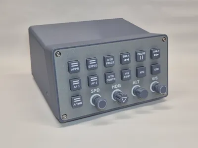 Flight Simulator MSFS Button Box Airbus FCU Style