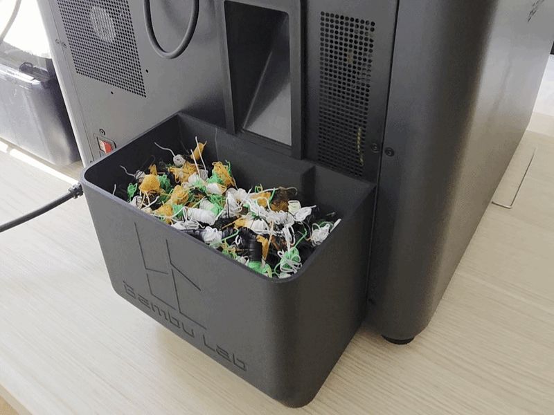 Easy Slide-on Purge Waste Poop Bin - P1S/X1C/P2S