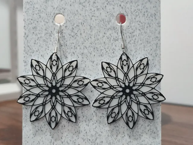 Aretes Mandala Ártico