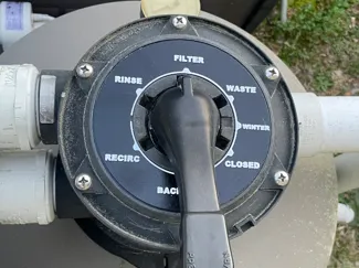 Haward Sand Filter Label
