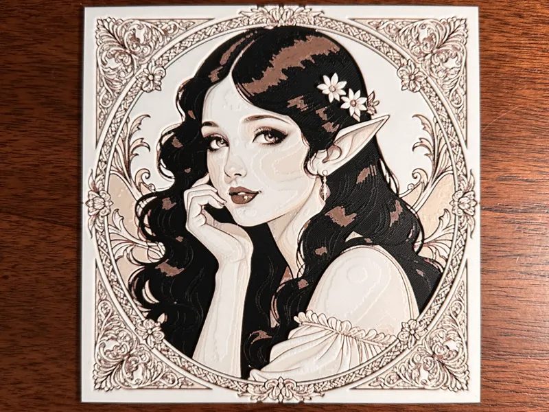Elf Portrait Art