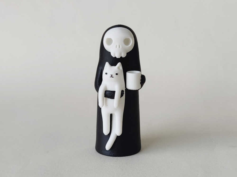 Miniatura 5 do modelo 3D 死神撸猫（已分件）