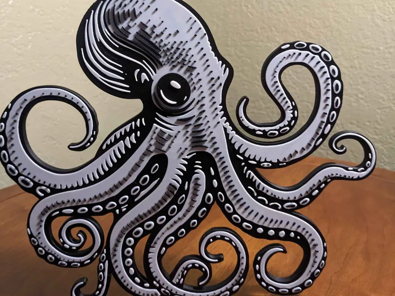 Octopus Wall Plaque decoration piece