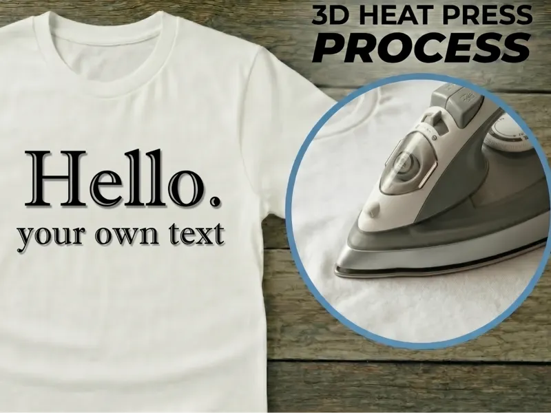 T-shirt print - your own text. V6