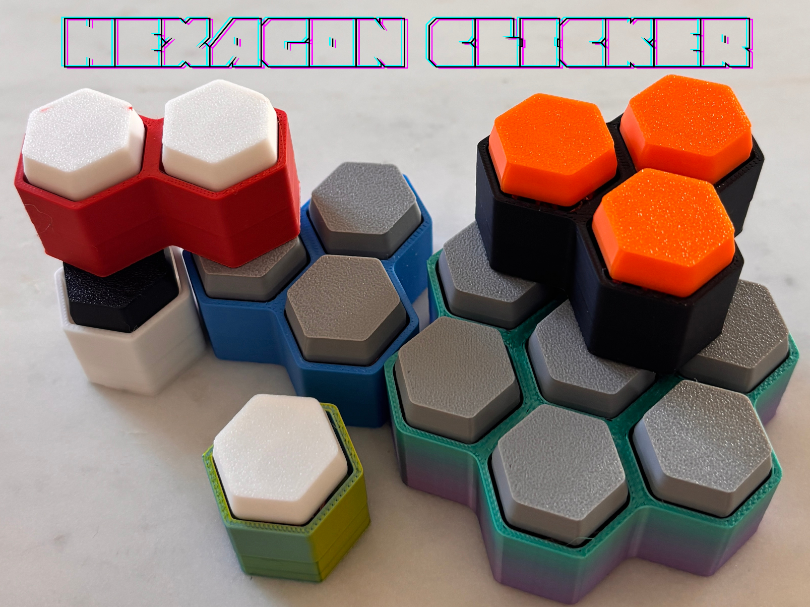 Miniatura 4 do modelo 3D Hexagon Clicker