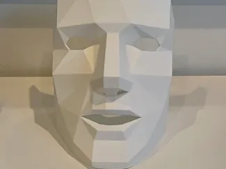 Lowpoly Mask for pictures, cosplays, or headphones