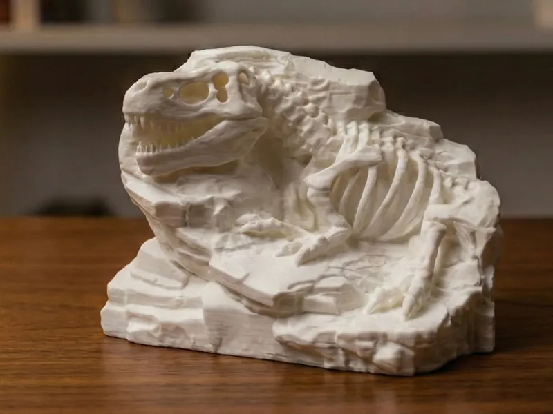 The Excavated King: Tyrannosaurus Rex Fossil Block