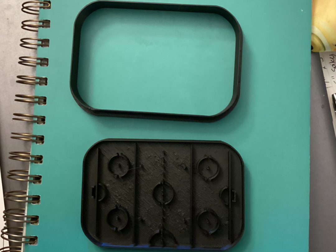 ice rink cookie cutter and stamp