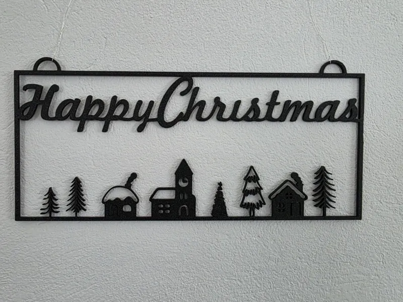 Weihnachten Schild