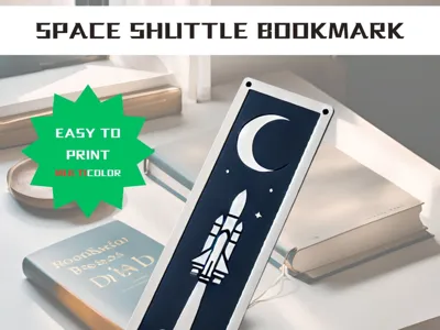 Space Shuttle Bookmark
