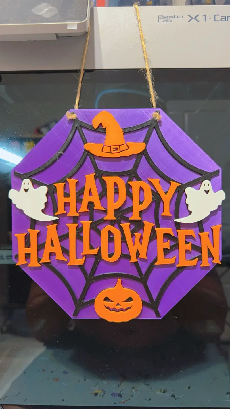 Happy Halloween Door Sign
