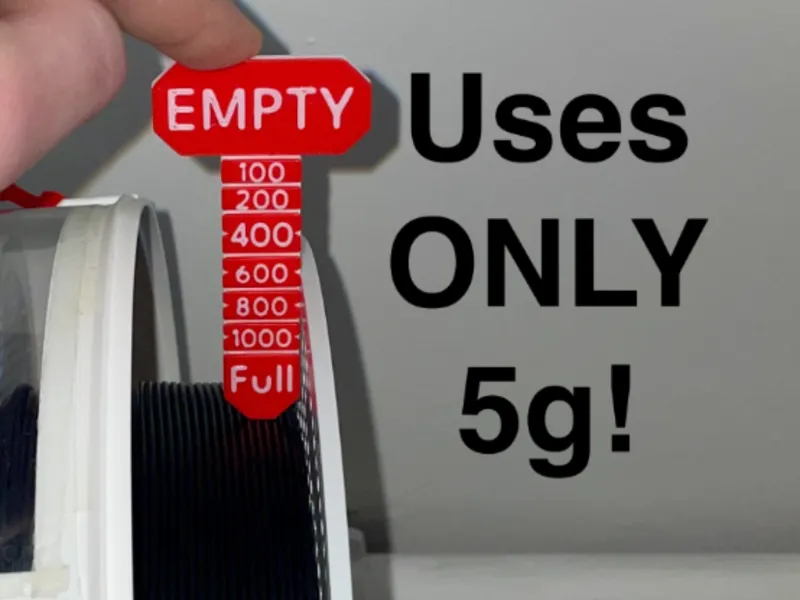 Filament Gauge/Measuring Tool – Consumes ONLY 5g!