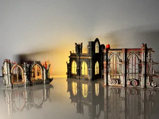 Destroyed Gothic terrain set 1