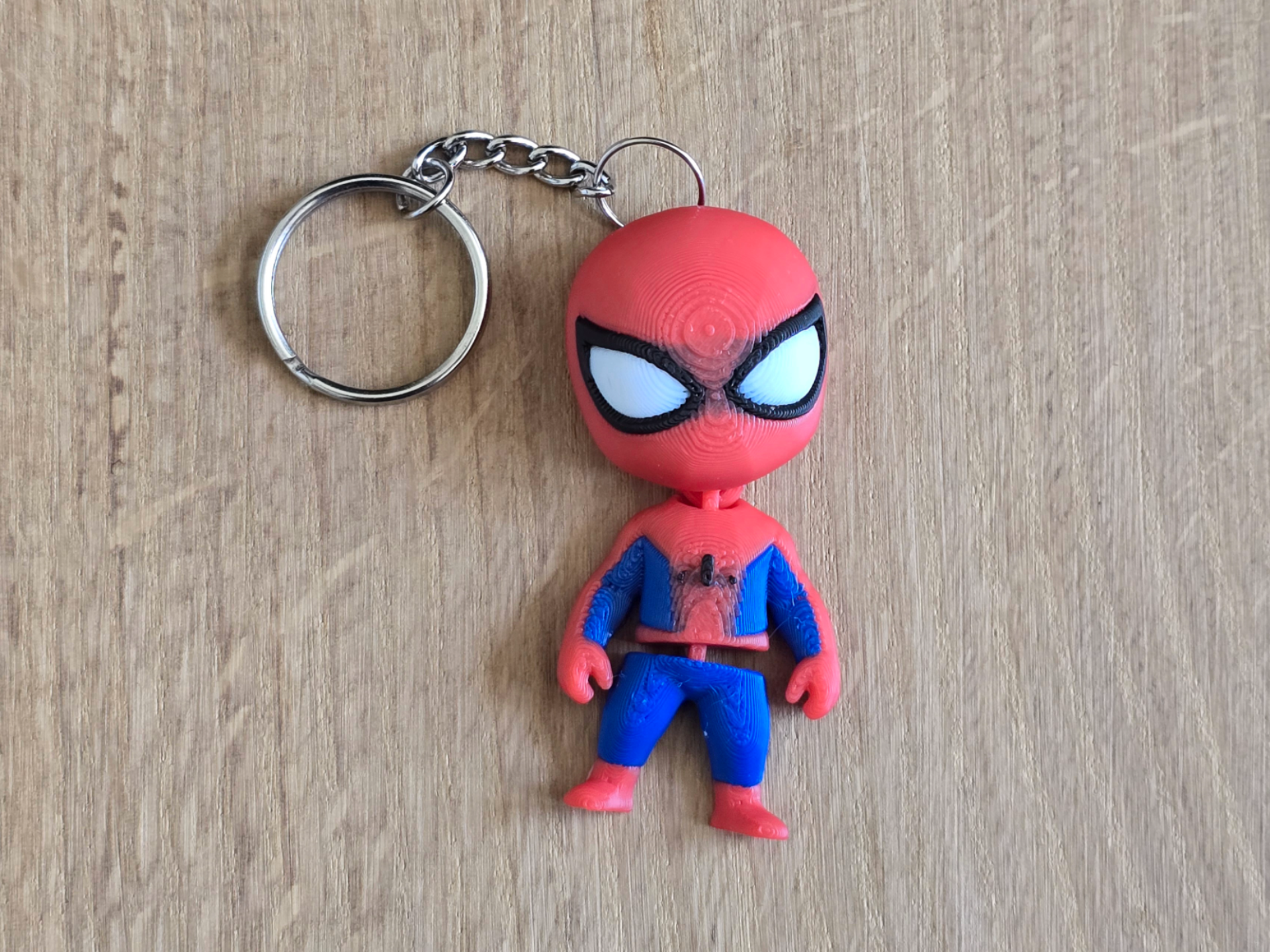 Spiderman flexi keychain