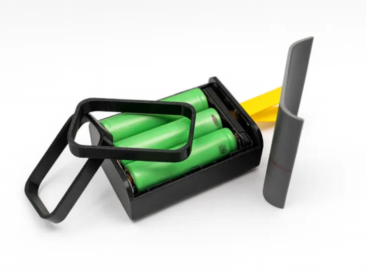 3x18650 powerbank cover with band