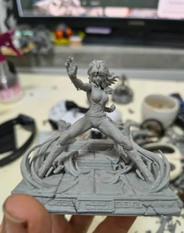 Modelo para impresión 3D: MARIN, SAINT SEIYA — vista de referencia 3