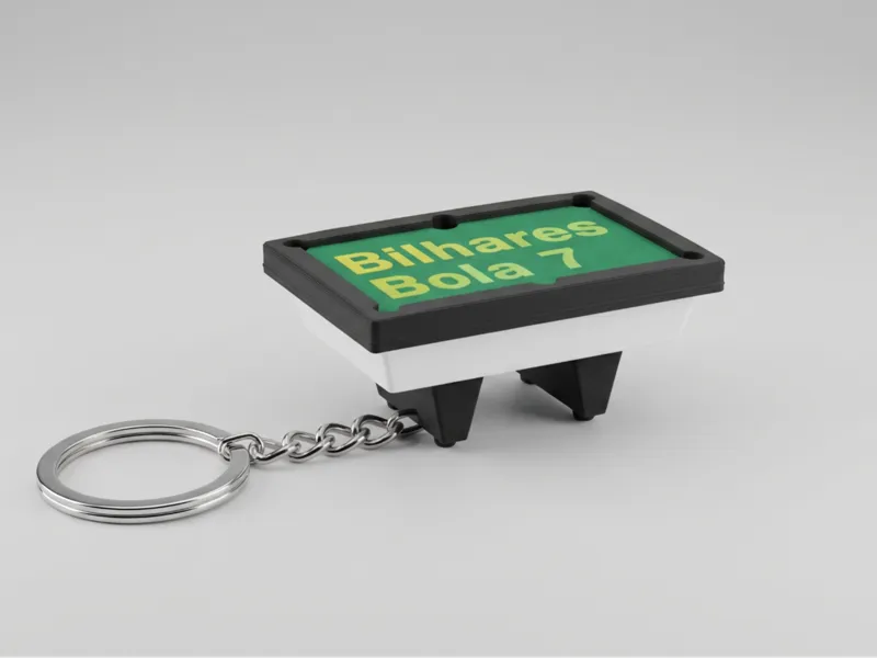 Pool Table Keychain