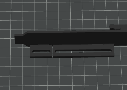 Miniatura 2 do modelo 3D PCIE通用挡板（无孔  改良版）