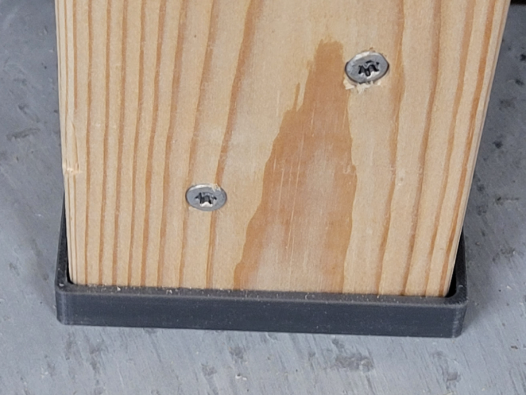 2x4 Work Bench or Shelf Leg Protectors