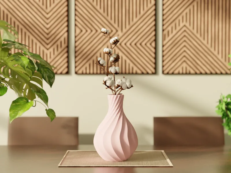 Cotton Twist Vase - by Pepper