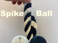 Spike ball fidget - Print in Place