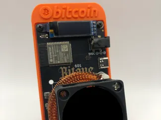 Bitaxe Flush Mount Stand - Raised Logo
