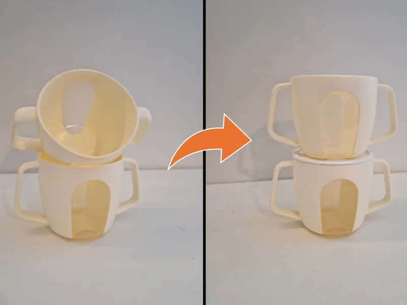 Stacker for IKEA Börja cups / mugs
