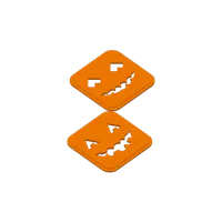 Pumpkin designs, made for A1mini, 0.2mm layer, 2 walls, 15% infill