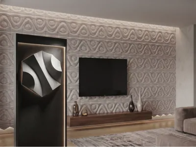 Hex Modular 3d Wall Tile | Infinite Pattern System