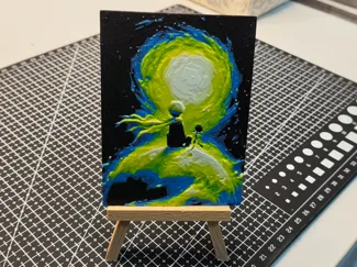 HueForge小王子彩色浮雕画