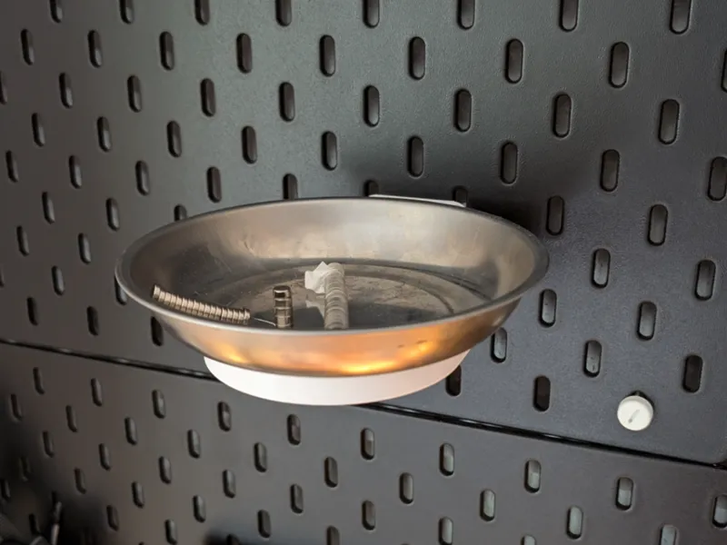 Halter für 150mm Magnetschale für Skadis System