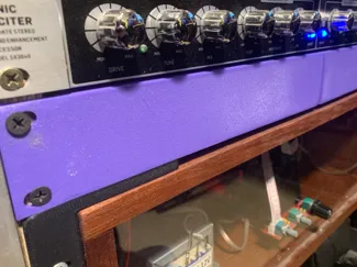 1Ru 19" rack black panel