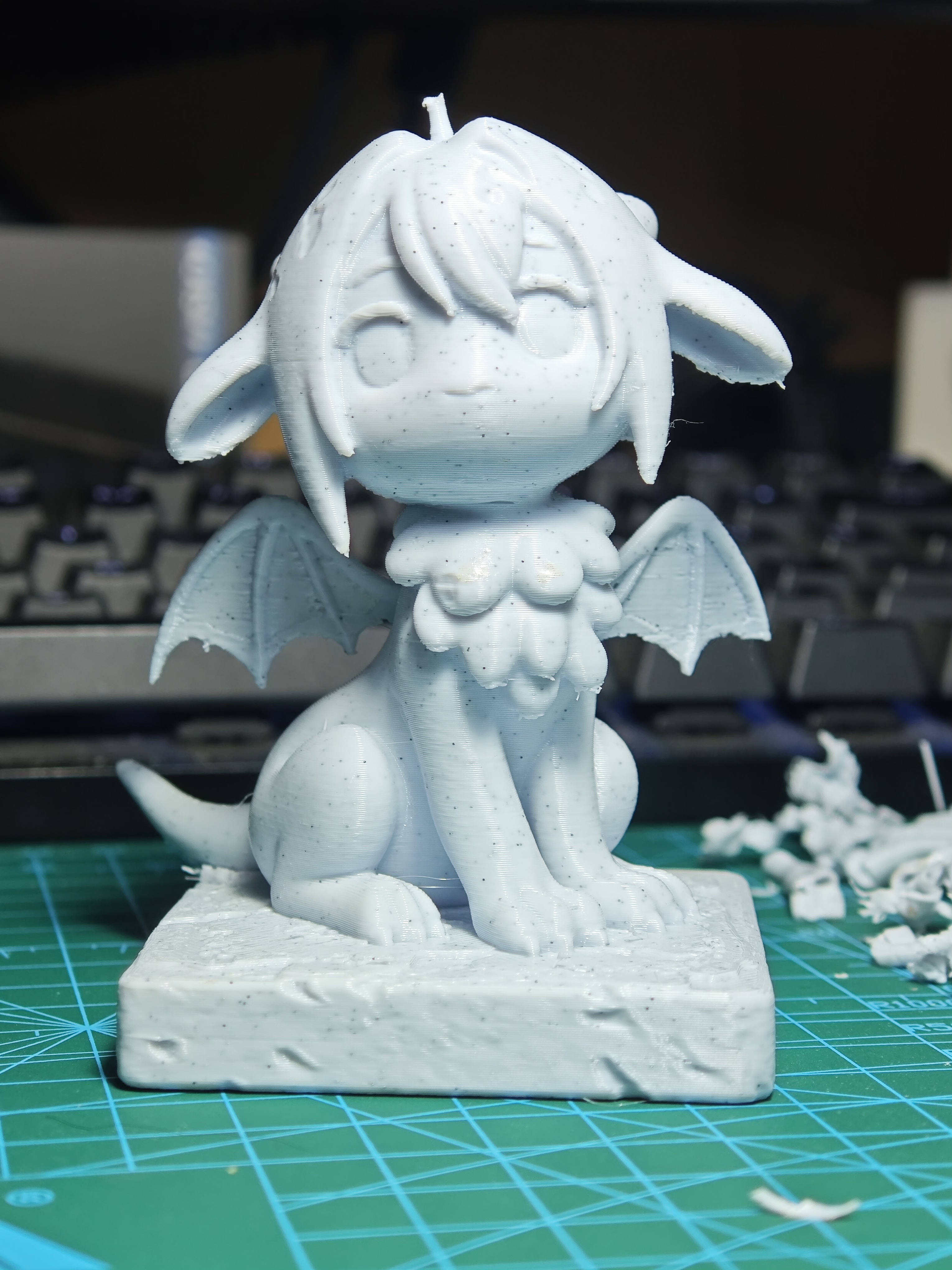 Miniatura 1 do modelo 3D MIN06：疑问的雕像（明日方舟/Arknights）