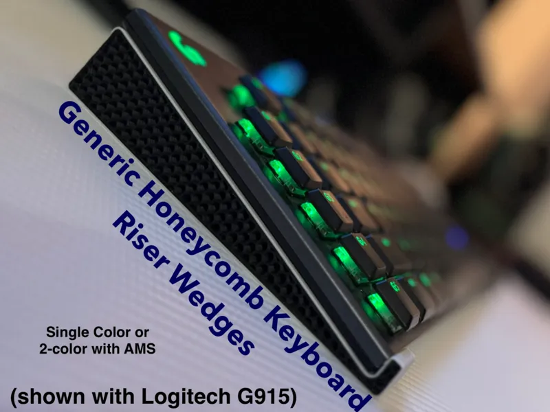 Generic Honeycomb Keyboard Riser Wedges