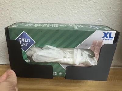 Wall Mounted Tissue / Glove Box Holder. Half Box's
