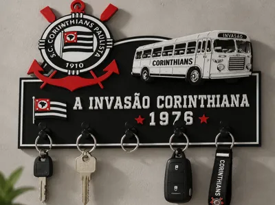 Corinthians 1976 Invasion Key Holder