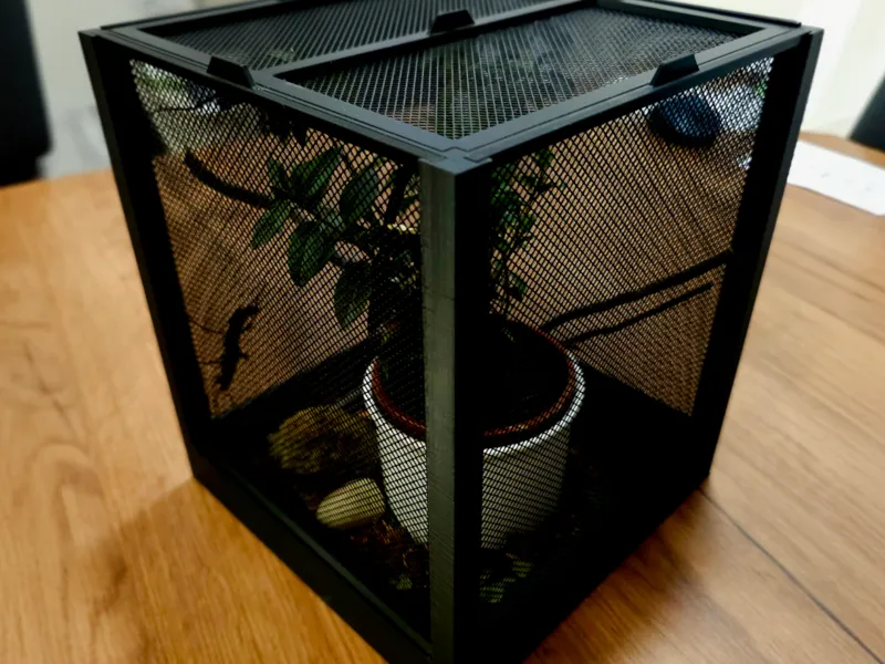 Mesh Terrarium for Mantises and Insects