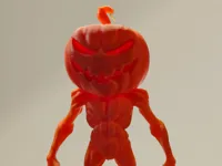 Figurine citrouille menaçante d'Halloween — photo 1