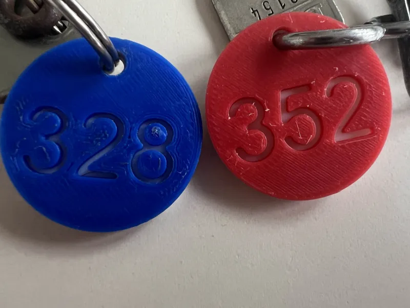 Easy-to-print number tags - no AMS required