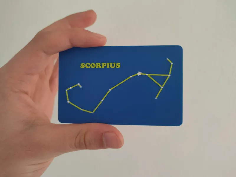 Zodiac Cards - Scorpius, Sagittarius, Tau, Virgo