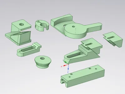 parts and clamps for routers and CNC