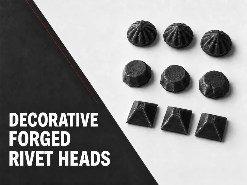 Decorative Forged Rivet Heads