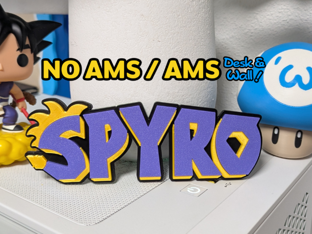 Spyro the Dragon Logo (NO AMS/AMS)