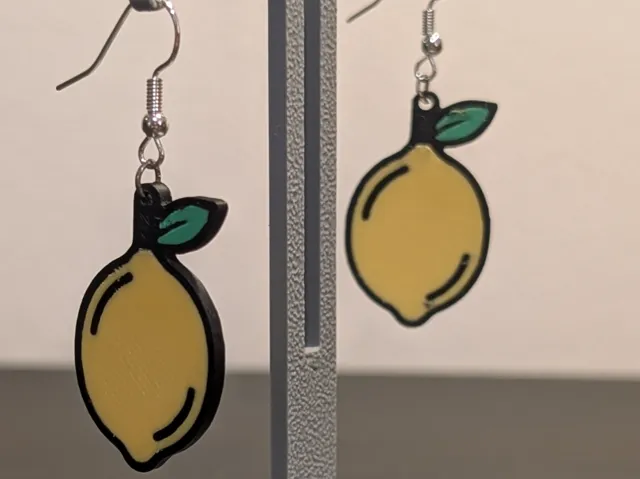 Cute Lemon Earrings