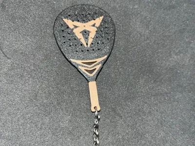 Padel racket keychain cupra x wilson bela