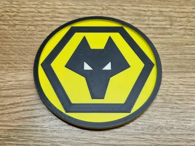Wolves FC drinks coaster