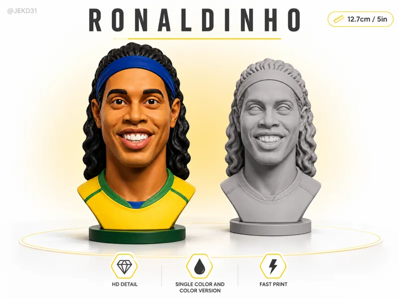 Ronaldinho Bust – World Cup 2026 Icon