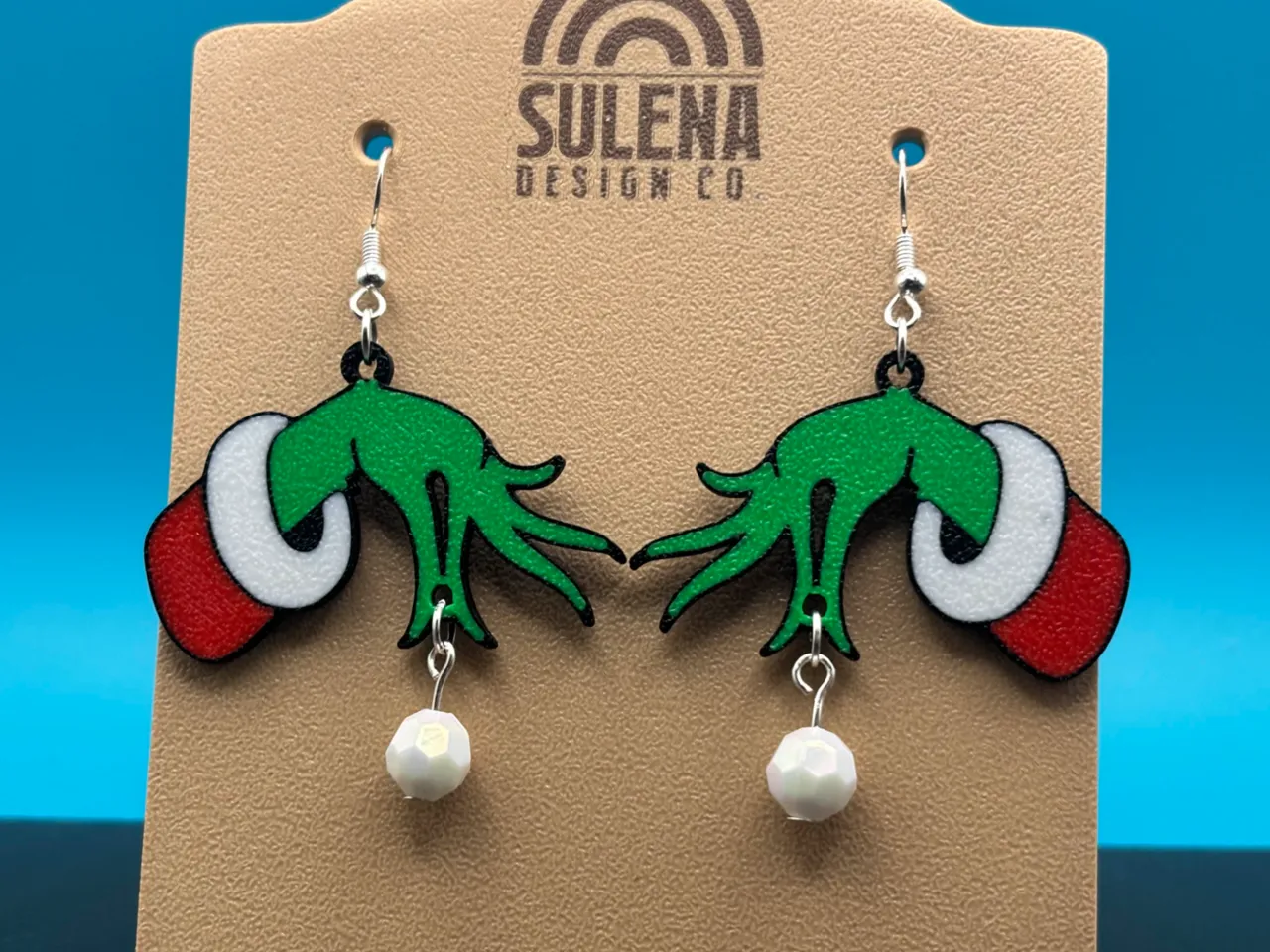 The Grinch Christmas Earrings! | No AMS Needed! view 4